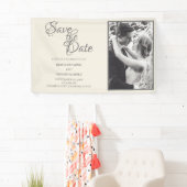 Ehepaar küssen in Monochrome Banner (Insitu)