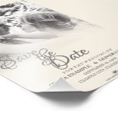 Ehepaar küssen in Monochrome Fotodruck (Ecke)