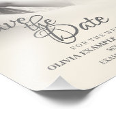 Ehepaar küssen in Monochrome Fotodruck (Ecke)