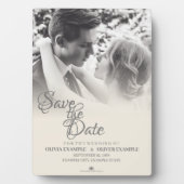 Ehepaar küssen in Monochrome Fotoplatte (Vorderseite)