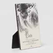 Ehepaar küssen in Monochrome Fotoplatte (Seite)