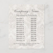 Ehepaar mit Händen Hochzeitsfotograf Flyer (Hinten)