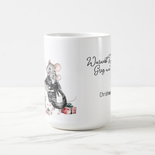 Ehepaar mit Weihnachtsbaum Tasse (Mittel)