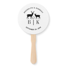 Ehepaar Name Deer Monogram Rustic Country Wedding