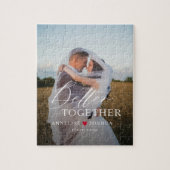 Ehepaar - Namen personalisiert Puzzle (Vertikal)
