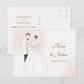 Ehepaar Postkarte (Vorne/Hinten)