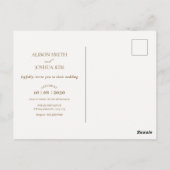 Ehepaar Postkarte (Rückseite)