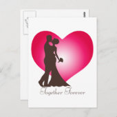 Ehepaar Postkarte (Vorne/Hinten)