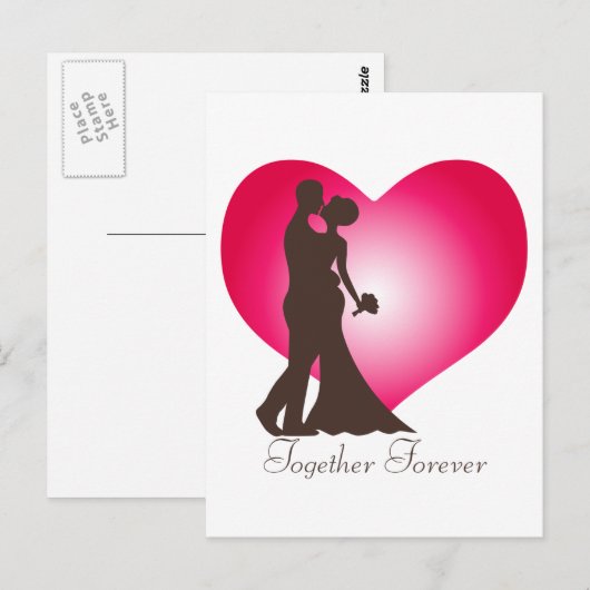 Ehepaar Postkarte (Vorne/Hinten)