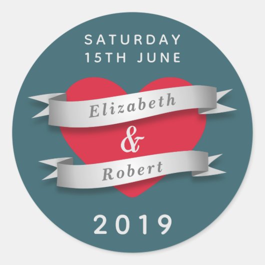 Ehepaar Runder Aufkleber (Vorderseite)