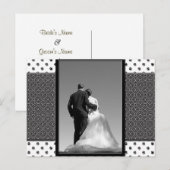 Ehepaar-Save the Date-Karte Ankündigungspostkarte (Vorne/Hinten)