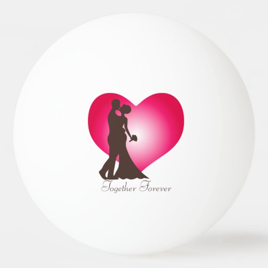 Ehepaar Tischtennisball (Rückseite)