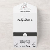 Ehepaar | UAWG und Hochzeit All In One Einladung (Außenbereich)