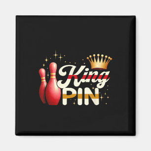 Ehepaare Bowler League Bowling King Button Trading Magnet