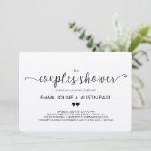 Ehepaare Brautdusche Einladung - Kraft (Stehend Vorderseite)