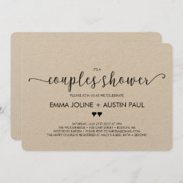 Ehepaare Brautdusche Einladung - Kraft