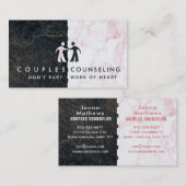 Ehepaare, die Visitenkarten bestellen Visitenkarte (Vorne/Hinten)