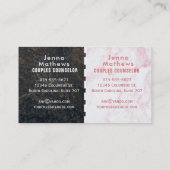 Ehepaare, die Visitenkarten bestellen Visitenkarte (Rückseite)