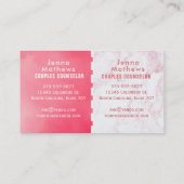 Ehepaare, die Visitenkarten bestellen Visitenkarte (Rückseite)