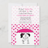 Ehepaare Dusche der Liebe Einladung (Vorderseite)