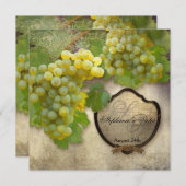 Ehepaare Dusche Weingarten Herbst Herbst Einladung (Vorne/Hinten)