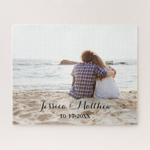 Ehepaare Foto Hochzeit Jahrestag Custom Puzzle