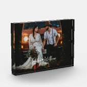 Ehepaare Foto Name Hochzeitstag Herzstück (Links)