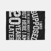 Ehepaare Funny 20. 20. Jubiläum Ehemann Wif Fleecedecke (Vorderseite (Horizontal))