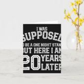 Ehepaare Funny 20. 20. Jubiläum Ehemann Wif Karte (Gelbe Blume)