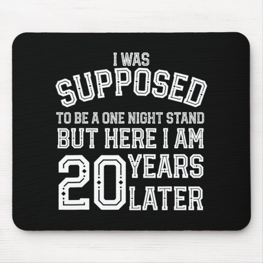 Ehepaare Funny 20. 20. Jubiläum Ehemann Wif Mousepad (Vorne)