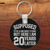 Ehepaare Funny 20. 20. Jubiläum Ehemann Wif Schlüsselanhänger (Vorderseite)