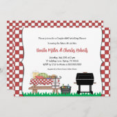 Ehepaare GRILLEN Bridal Showeinladung Einladung (Vorne/Hinten)