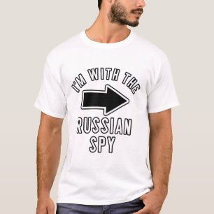 Ehepaare Halloween-Kostüm bin ich mit der russisch T-Shirt