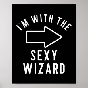 Ehepaare Halloween-Kostüme Shirts bin ich mit dem  Poster