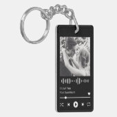 Ehepaare Hochzeitmusikspieler Schlüsselanhänger (Vorderseite links)