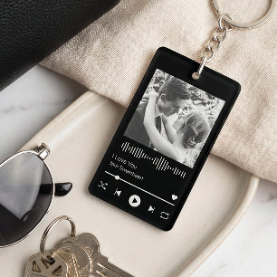 Ehepaare Hochzeitmusikspieler Schlüsselanhänger