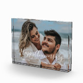 Ehepaare Hochzeitstag Foto Block (Rechts)