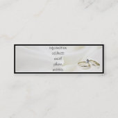 Ehepaare im Herzen Mini Visitenkarte (Rückseite)