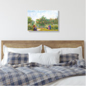 Ehepaare im Voyer d'Argenson Park Gogh Leinwanddruck (Insitu (Schlafzimmer))