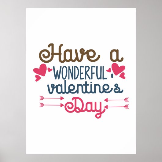 Ehepaare Kunst haben einen wunderbaren Valentinsta Poster (Vorne)