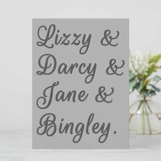 Ehepaare mit besonderer Sorgfalt I Einladung (Stehend Vorderseite)