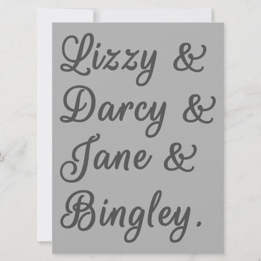 Ehepaare mit besonderer Sorgfalt I Einladung (Vorderseite)