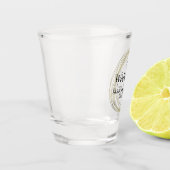 Ehepaare mit geometrischen Gold-Ring-Logos für Hoc Schnapsglas (Links)