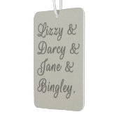 Ehepaare mit Stolz und Vorurteilen I Autolufterfrischer (Links)