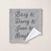 Ehepaare mit Stolz und Vorurteilen I Badhandtuch Set (Waschlappen)