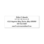 Ehepaare Name & Anschrift Neu verheiratete neue Zu Permastempel (Design)