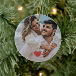 Ehepaare Name des ersten Fotos Keramik Ornament