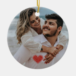 Ehepaare Name des ersten Fotos Keramik Ornament