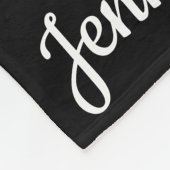 Ehepaare Name mit Kindern und Enkelkinder Fleecedecke (Ecke)