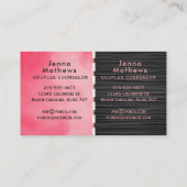 Ehepaare - Unternehmenskarten Visitenkarte (Rückseite)